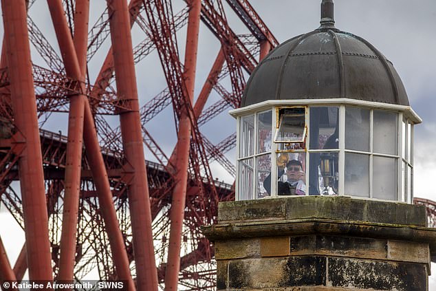 There are 24 steps leading to the top of the lighthouse in North Queensferry