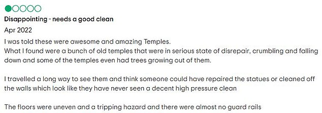 1708950798 311 Revealed Hilariously scathing one star Tripadvisor reviews of world famous attractions from