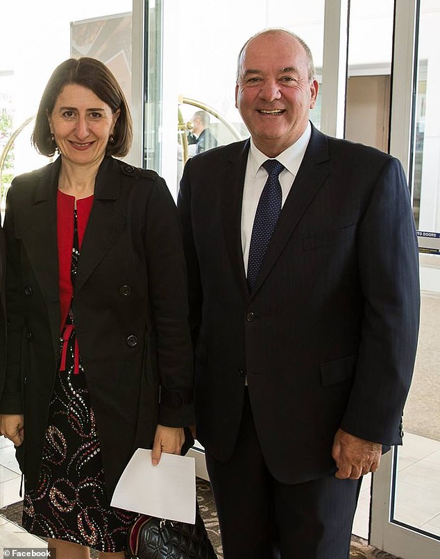 The ICAC findings relate to Gladys Berejiklian's approval of two multi-million pound grants in Daryl Maguire's former Wagga Wagga electorate (pictured) (pictured together)