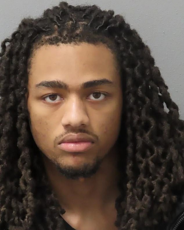 Monte Henderson, 22, allegedly crashed into them at the intersection after running a red light at 70 mph. He faces two counts of involuntary manslaughter and armed criminal action in the deaths of the mother and daughter.