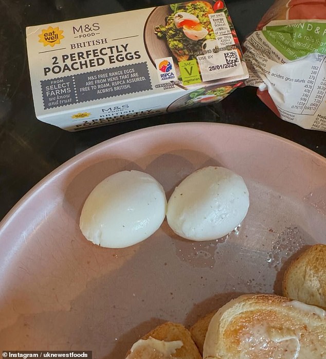 M&S's poached eggs only need two minutes in the microwave, but some say they are more like soft-boiled eggs.