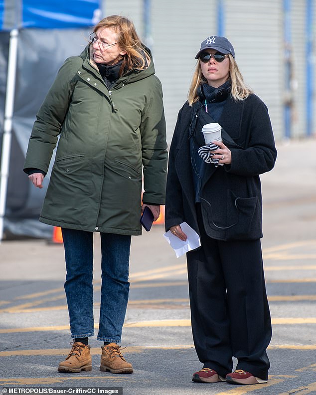 Also joining Johansson on set was her cinematographer Hélène Louvart (left), who previously worked as cinematographer on Alice Rohrwacher's 2023 film La Chimera and Eliza Hittman's 2020 film Never Rarely , Sometimes always.
