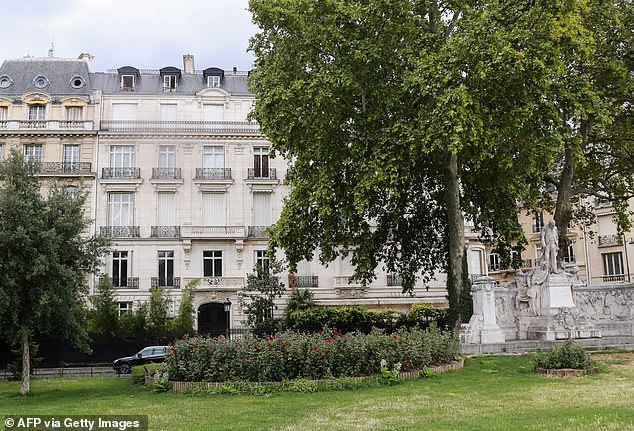 A photo taken on August 12, 2019 shows an apartment building owned by Jeffrey Epstein in the 16th arrondissement of Paris.