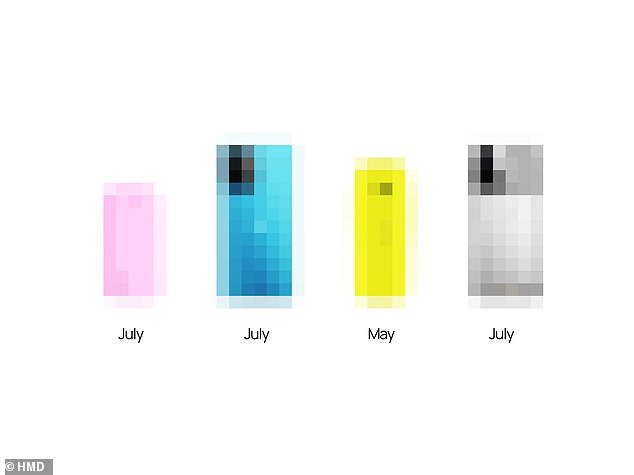 The only images HMD has released so far are photos of Barbie's toy phone and a blurry image of four pixelated devices.