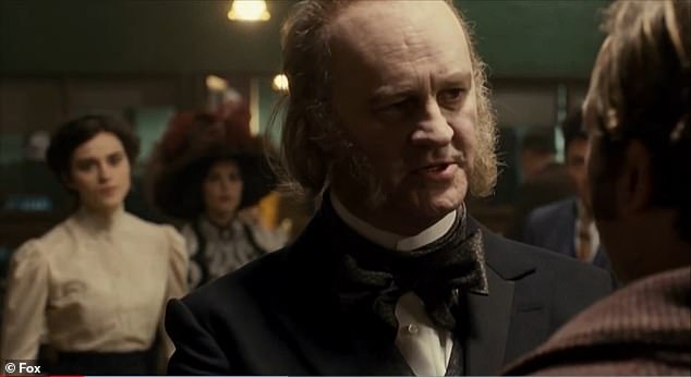 A character in the Fox drama Houdini & Doyle (pictured) references Mitchell Pearce, who is also the former Roosters halfback who won the premiership.