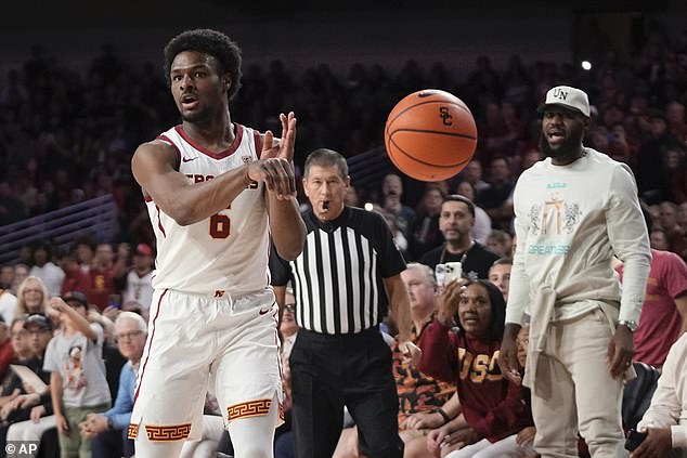 The freshman is currently averaging 5.5 points, 2.8 rebounds and 2.5 assists per game for USC.