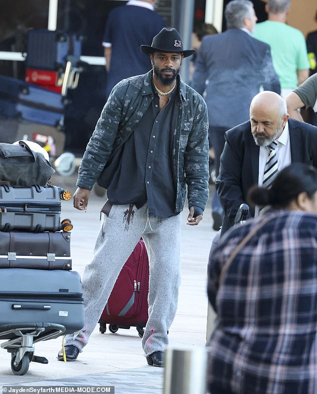 1709013849 635 American actor LaKeith Stanfield touches down in Sydney ahead of