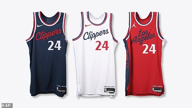 The Clippers revealed they will bring back red jerseys for the first time since 2016-17