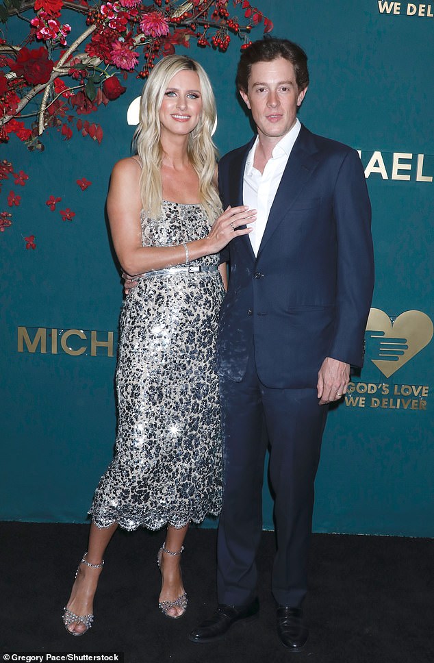 Nicky Hilton Rothschild and James Rothschild, pictured here at the God's Love We Deliver Golden Heart Awards in New York in October 2022, married in London in 2015.