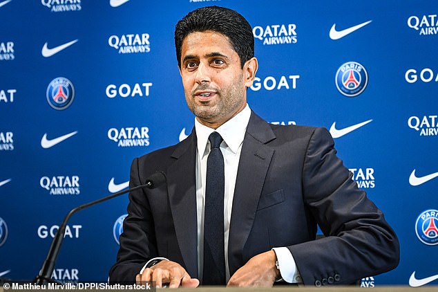 PSG president Nasser Al-Khelaifi, who heads the Qatar Sports Investment ownership group, is also invited.