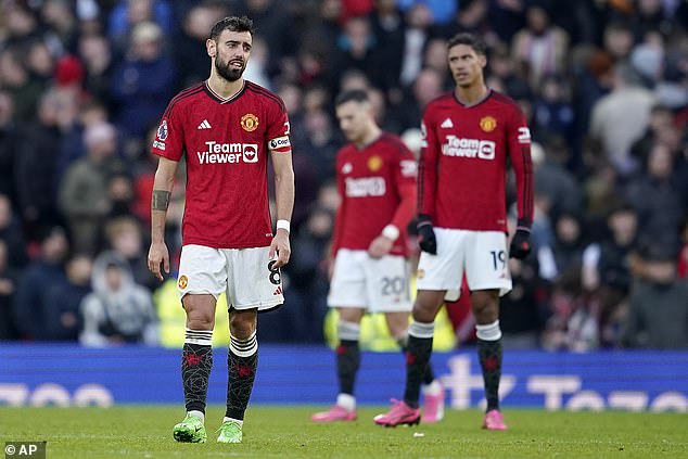 Man United suffered their eighth home defeat of the campaign, one shy of their single-season record.