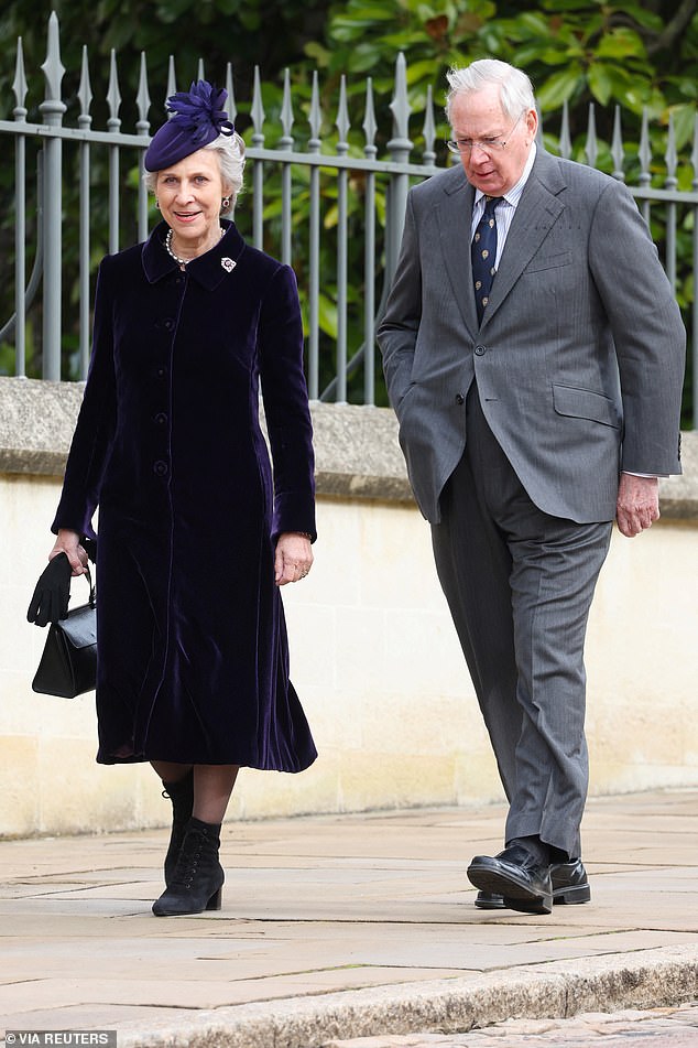 Pictured: Birgitte, Duchess of Gloucester and Prince Richard, Duke of Gloucester.