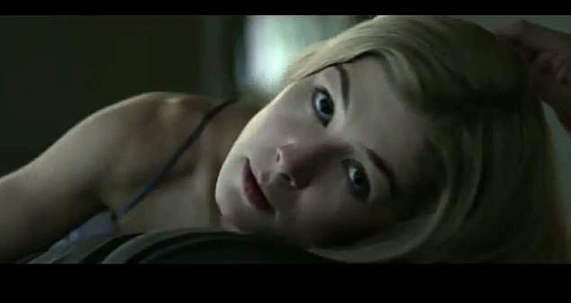 The academic is concerned that the studies fail to identify female psychopaths because they rely heavily on profiles of criminal and male psychopaths. Pictured: Gone Girl, starring Rosamund Pike as Amy Elliott Dunne.