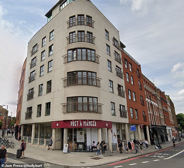 Emre takes the 243 bus every day from his office in Shoreditch to his flat in Farringdon (pictured)