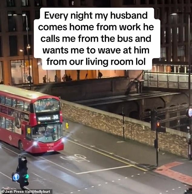 Emre's daily tradition of waving to his wife from the bus has led Holly to believe she has a 'Golden Retriever' husband.