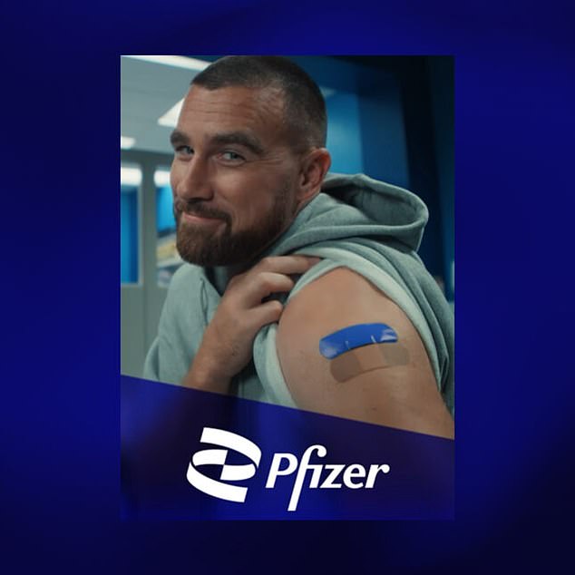 Kelce is already a spokesperson for several major companies, including pharmaceutical giant Pfizer.