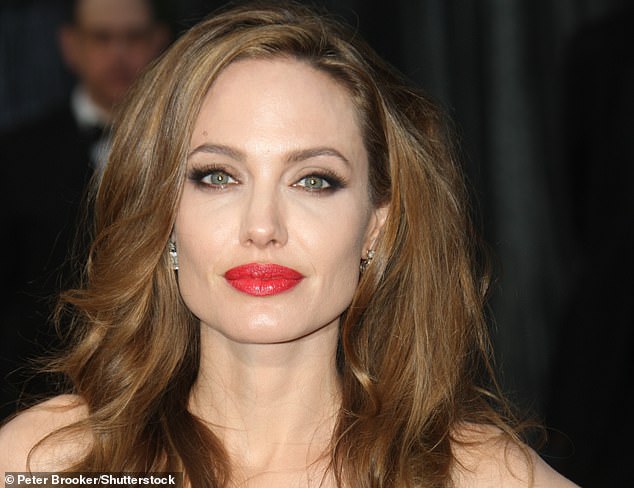 Angelina Jolie has a more square face, although she is still famous for being a great beauty