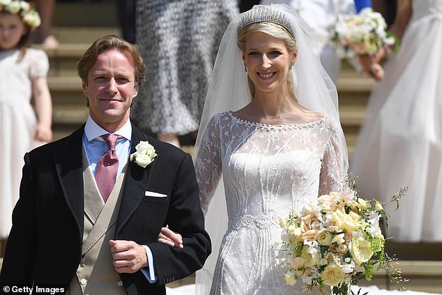 Lady Gabriella, known to the family as Ella, and her husband were married at St George's Chapel on the Windsor estate in 2019.