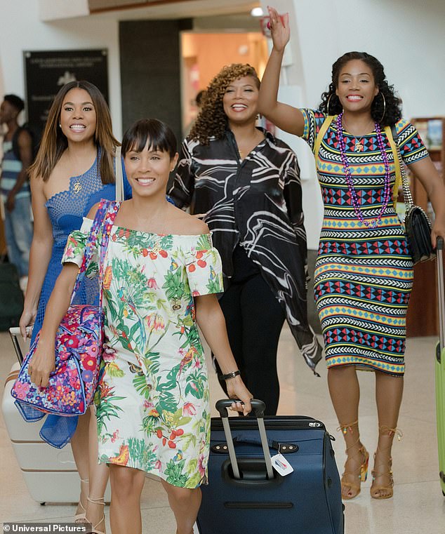 The Daytime Emmy-winning producer said pay disparity is part of the reason she has only accepted supporting or guest-starring roles in two films and two television series since her lead roles in Girls Trip (pictured) and Gotham from Fox in 2017.