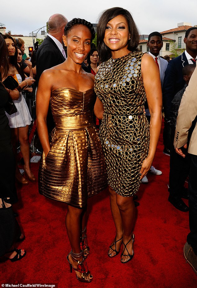Jada noted: 'One of the things about Taraji is that she is the breadwinner of her family.  Her pressures would be different from mine' (pictured in 2010)