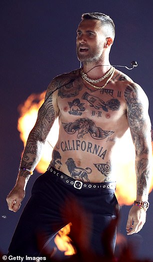 And also the singer Adam Levine (pictured in 2019).