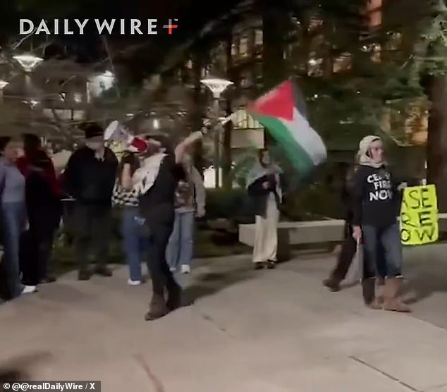 Jewish attendees were forced to evacuate and head to an undisclosed location after hundreds of rioters stormed the event on Monday night.