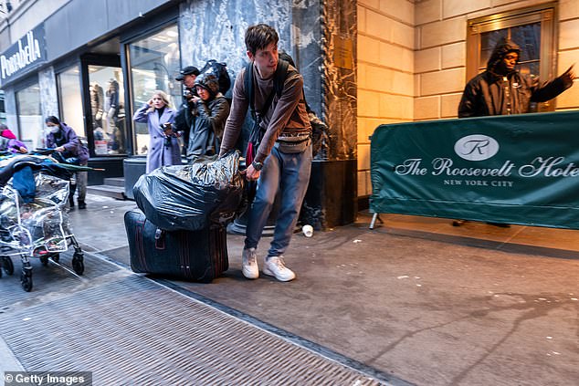 Schools, nursing homes and a number of landmark hotels have been requisitioned to house many of the 180,000 migrants who have arrived in the city since spring 2022.