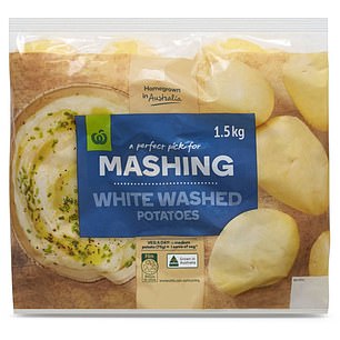 Woolworths Mashed Potatoes 1.5kg bag (was $7, now $4.50 only in NSW, VIC, SA, NT, ACT and QLD)