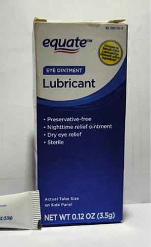 And two Equate brand ointments that are available in Walmart stores (pictured)