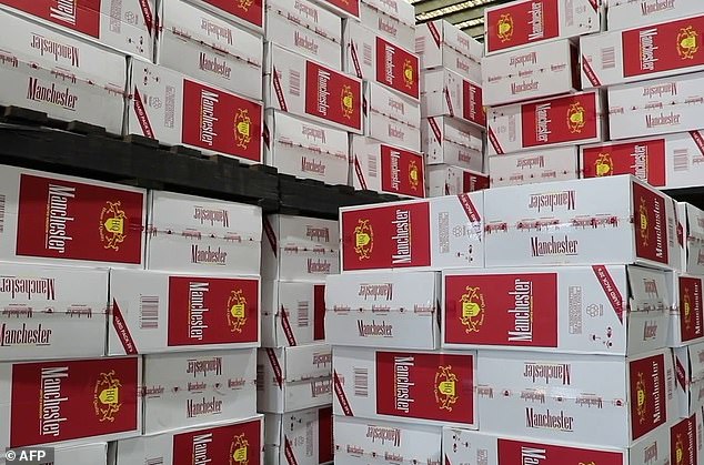 Joint police task force seizes 10 million cigarettes in shipment from Vietnam