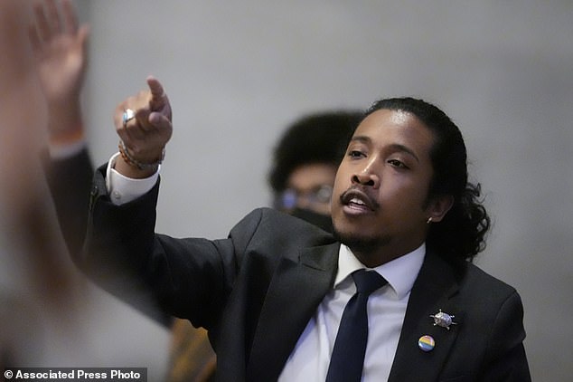 Republicans interrupted a heated debate that led Democratic Rep. Justin Jones (pictured) to shout that House Speaker Cameron Sexton was out of line.