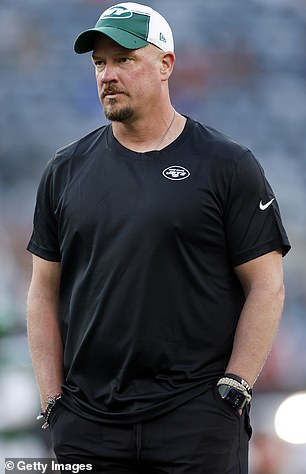 Offensive coordinator Nathaniel Hackett of the New York Jets