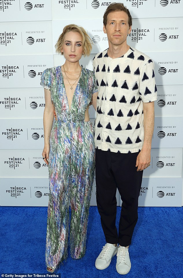 The latest announcement about Zoe's love life comes a year and a half after she filed for divorce from her husband Daryl Wein;  The couple is pictured in June 2021 at the premiere of her film How It Ends.