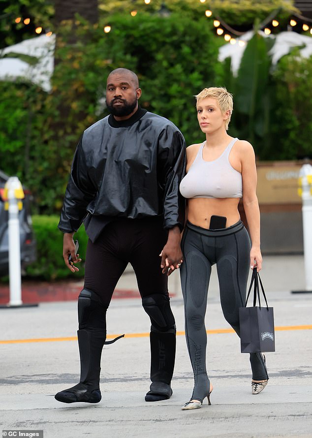 Kanye and Bianca are photographed in Los Angeles on May 13, 2023.