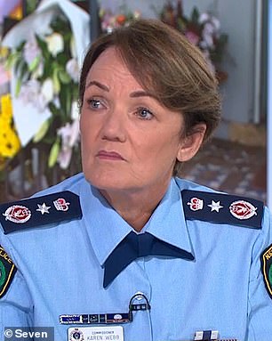 Pictured: Police Commissioner Karen Webb.