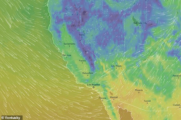 As expected, Los Angeles County will not see snow, but there is a small chance of rain on Friday and rain is more likely on Saturday and Sunday.
