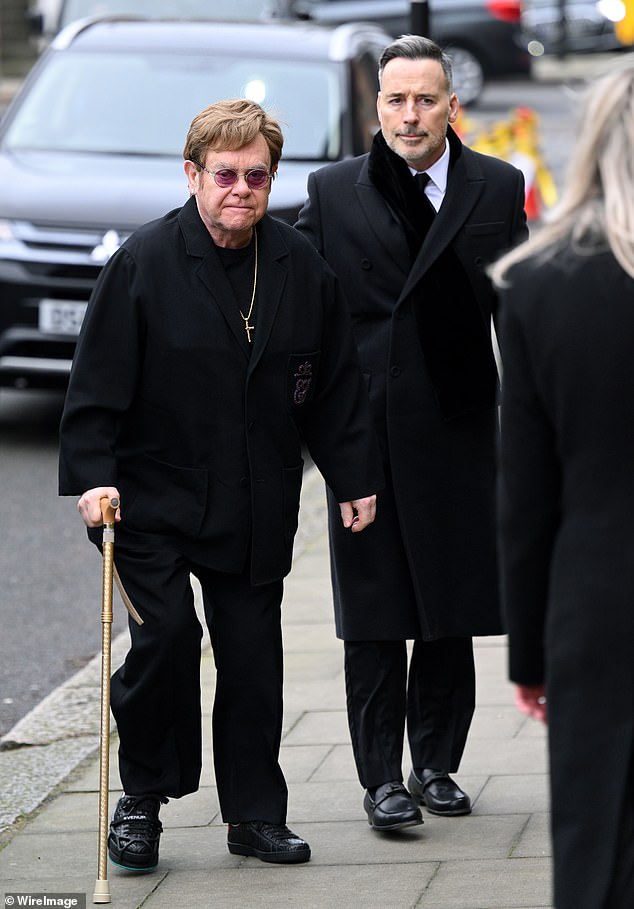 It comes after he was seen walking with the help of a crutch while attending Derek Draper's funeral earlier this month.