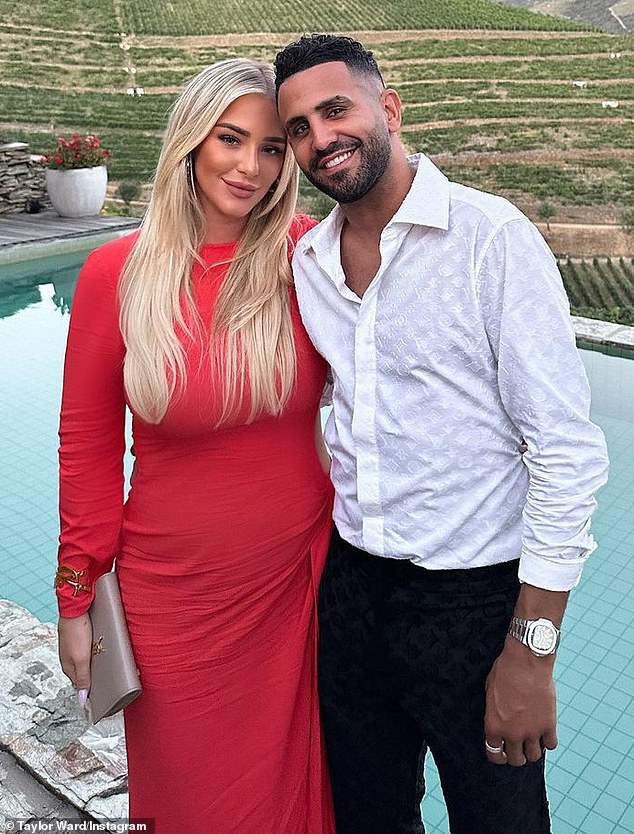 The couple recently moved there after footballer Riyad, 33, sealed a lucrative contract with Saudi Arabian football club Al Ahli.