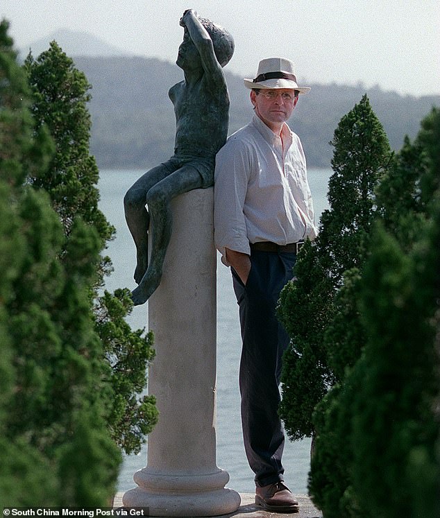 Dimbleby's brother Nicholas, a celebrated sculptor, died at his home earlier this month aged 77.  The sculpture of him is shown here. "A bronze child on a pedestal."