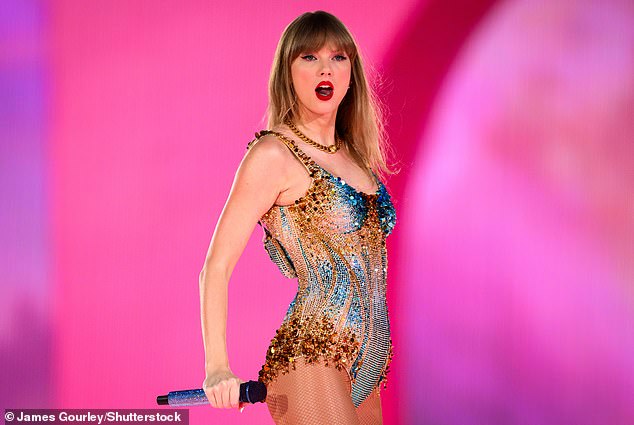 Swift was still on tour in Sydney, Australia, while her boyfriend enjoyed Sin City last week.