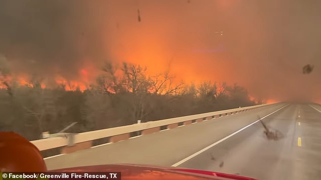 Republican Gov. Greg Abbott issued a disaster declaration for 60 counties in response to the wildfires.