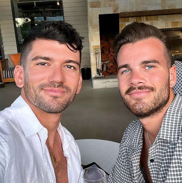 Beau Lamarre-Condon, 28, has been accused of killing Channel Ten presenter Jesse Baird, 26 (right), and her flight attendant boyfriend Luke Davies, 29, (left), in the terrace rented by Baird in Paddington, in Sydney's east, last Monday.