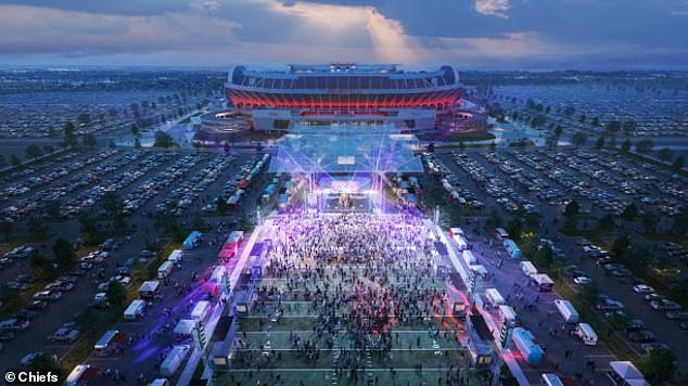 The Super Bowl champions will install a new grassy activation zone for fans.