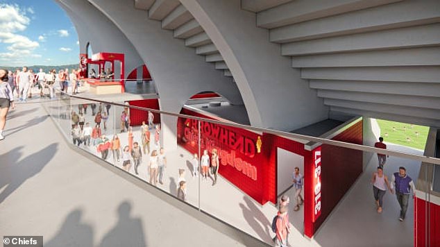 There will be a 360-degree concourse on the upper level, as well as new food and drink vendors.