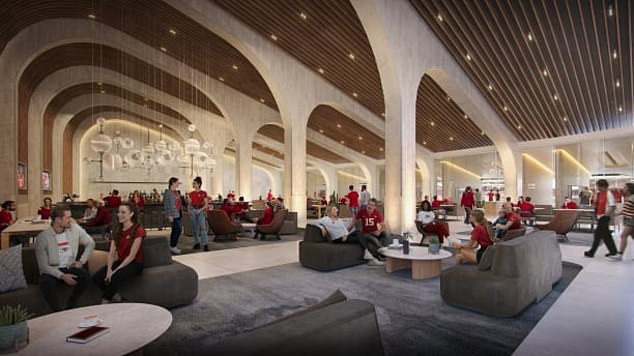 There will also be several new, luxurious dining areas for hospitality fans within the stadium.