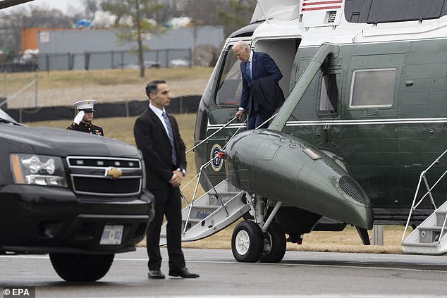 Biden arrives at Walter Reed Military Medical Center in Bethesda, Maryland, on Wednesday to receive his annual physical, with the results expected to be released Wednesday afternoon.