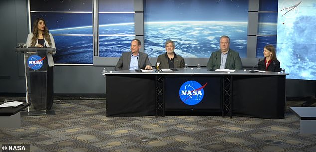 Two NASA scientists and two Intuitive Machines CEOs spoke at today's event
