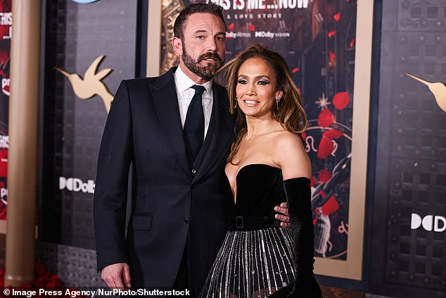 Fiercely capable: Jennifer Lopez with husband Ben Affleck in Los Angeles this month