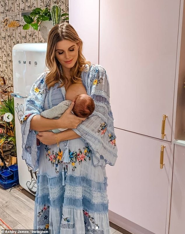 The former Made In Chelsea star, 36, shared her breastfeeding journey with her son Alf, three, and daughter Ada, ten months, on social media - but faced plenty of negative comments.