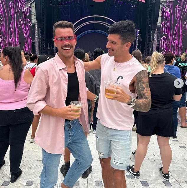 Jesse Baird (left) and Luke Davies (right) had recently started dating